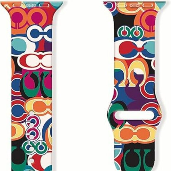 Luxury Style Fashion Apple Compatible Monogram Sport Replacement Band main image 4